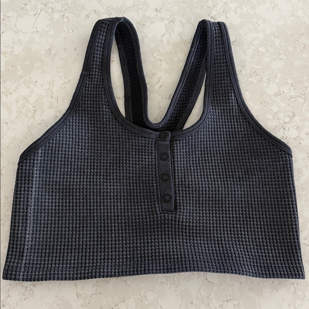 Black Textured Top